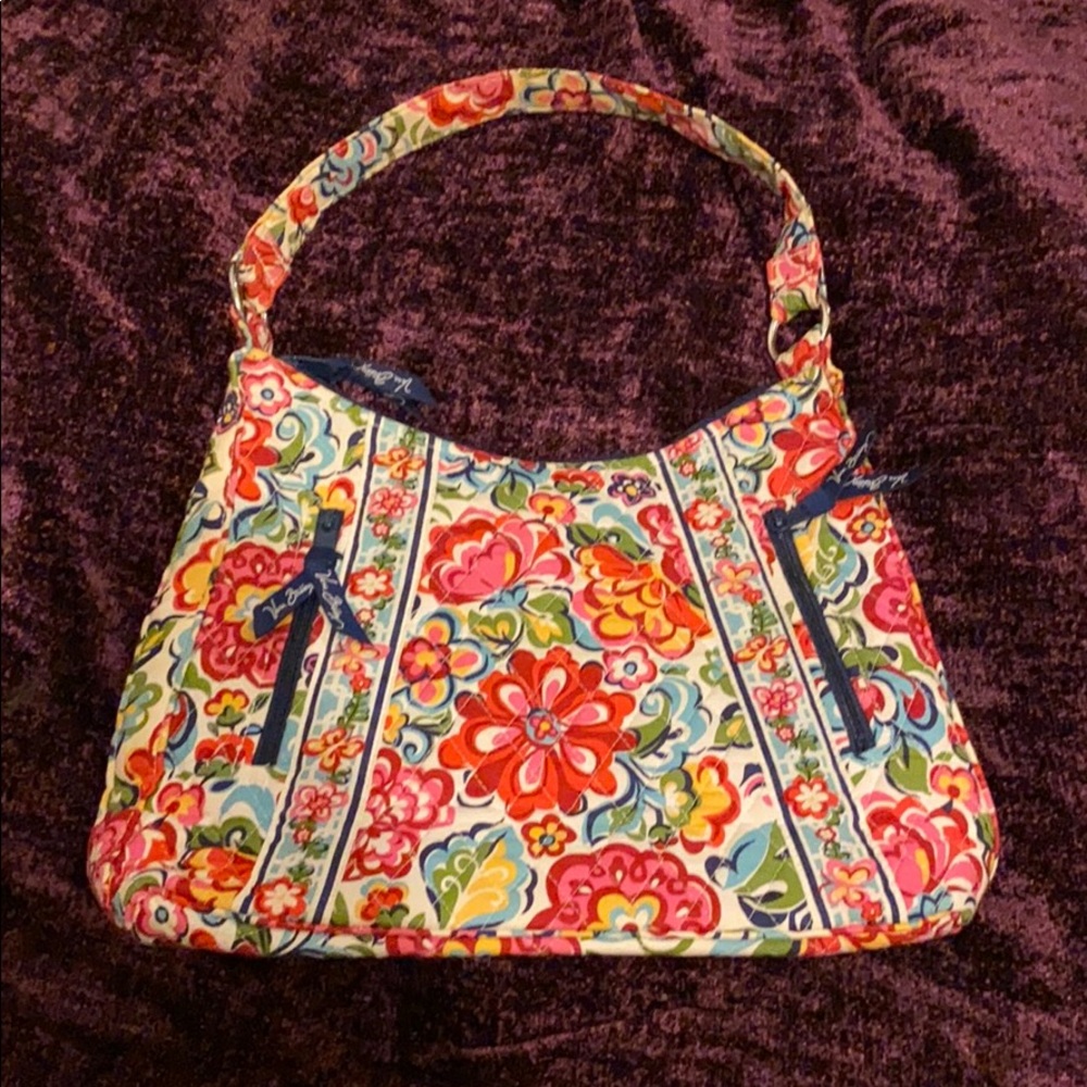 Vera Bradley floral shoulder bag purse
